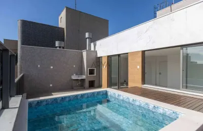 Cobertura com 4 quartos à venda na almirante tamandaré, 147, praia mansa, matinhos, 189 m2 por r$ 3.700.000