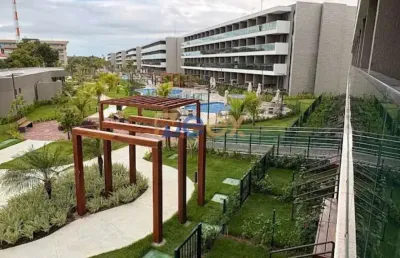 Beach class summer apartamento para vender com 1 quartos 1 suítes no bairro praia do cupe em ipojuca