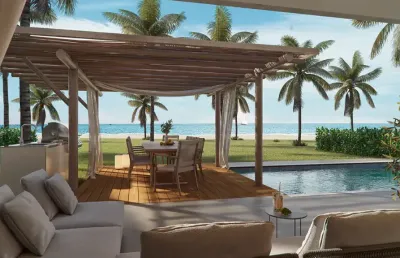 Casa com 226 m² 5 quartos sendo 5 suítes na beira mar da praia de antunes maragogi alagoas