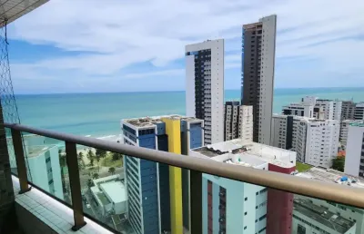 Apartamento com 136 m² 4 quartos sendo 2 suítes no pina recife-pe