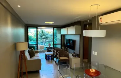 Apartamento com 73 m² 2 quartos sendo 1 suíte na beira mar de muro alto em porto de galinhas nui supreme