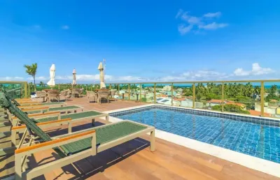 Apartamento com 30 m² 1 quarto em tamandaré no rooftop orla de tamandaré