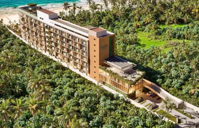 Flat beira mar para venda com 29 metros quadrados com 1 quarto em antunes - maragogi - al