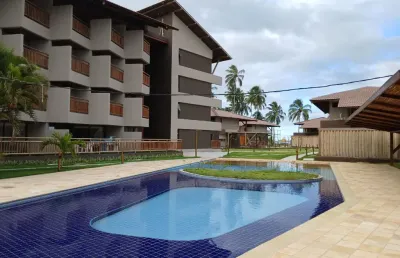 Flat beira-mar na praia dos carneiros com 26 m² , próximo à igrejinha e bora bora  carneiros atlântico