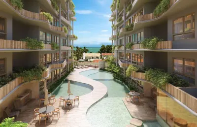 Apartamento com 46 m² 2 quartos sendo 1 suíte na praia de campas perto da igrejinha tamandaré-pe
