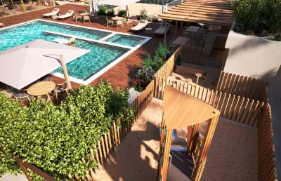 Apartamento studio azzurre beira mar praia peroba pé na areia
