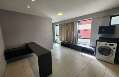 Alugo apartamento 1 quarto mobiliado em boa viagem -recife