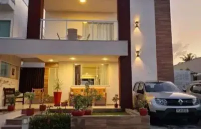 Casa em condomínio para venda em camaçari, nova abrantes (abrantes), 4 dormitórios, 4 suítes, 5 banh