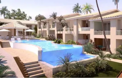 Excelente village 2 suítes em condompinio fechado em imbassaí