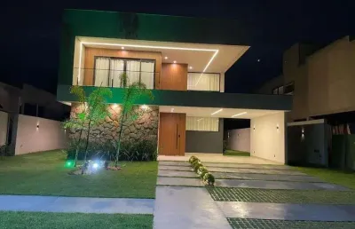 Imóvel para venda possui 273 metros quadrados com 4 quartos em alphaville (abrantes) - camaçari - ba