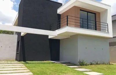 Sobrado para venda tem 320 metros quadrados com 4 quartos em alphaville (abrantes) - camaçari - ba