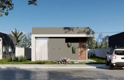 Excelente casa 3/4 sendo 2 ssuítes em condomínio fechado em jauá - abrantes