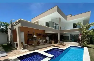 Imóvel para venda com 353 metros quadrados com 5 quartos em alphaville (abrantes) - camaçari - ba