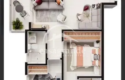 Apartamento com 2 quartos à venda na rua antônio zeferino de paula, 2301, conjunto segismundo pereira, uberlândia por r$ 354.000