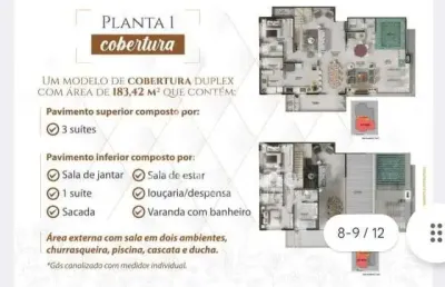 Apartamento com 3 quartos à venda na rua armando tucci, 270, santa mônica, uberlândia por r$ 600.000