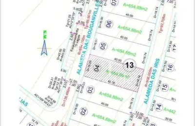 Terreno à venda na avenida dos jardins, 1, nova uberlândia, uberlândia por r$ 1.440.000