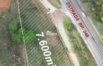 Terreno com 7.600 m² a venda na br040 em matias barbosa - mg