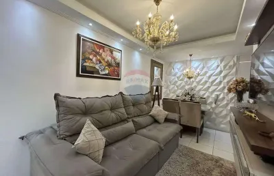 Apartamento à venda no conquista campo grande, 2 quartos, mobiliado, lazer, financia