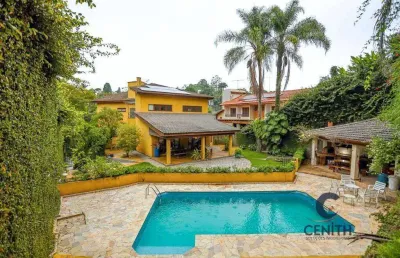 Encantadora casa em estilo rústico, 482 m² - granja viana ii