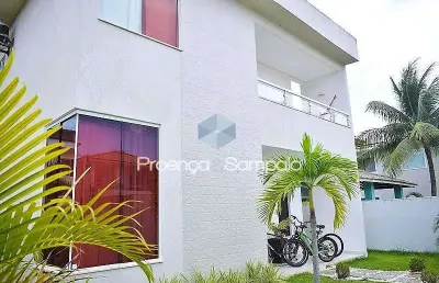 Casa em condomínio fechado com 3 quartos para alugar na avenida santos dumont, estrada do coco, lauro de freitas, 170 m2 por r$ 5.524