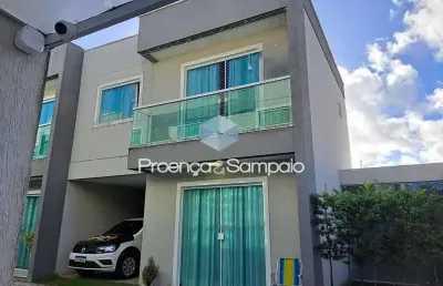 Casa em condomínio fechado com 3 quartos à venda na proximo ao g barbosa, pitangueiras, lauro de freitas, 101 m2 por r$ 550.000