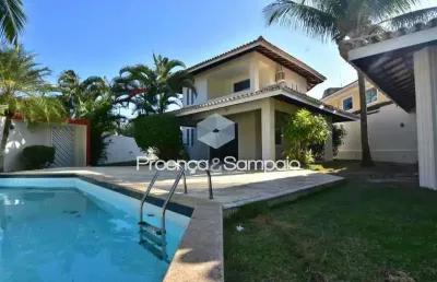Casa em condomínio fechado com 4 quartos à venda na rua ana c b dias, vilas do atlantico, lauro de freitas, 221 m2 por r$ 1.400.000