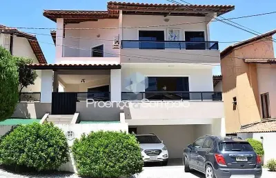 Casa em condomínio fechado com 4 quartos à venda na avenida santos dumont, estrada do coco, lauro de freitas por r$ 1.400.000