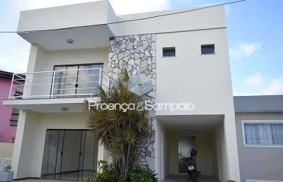 Casa em condomínio fechado com 4 quartos à venda na avenida professor theócrito batista, caji, lauro de freitas, 339 m2 por r$ 700.000