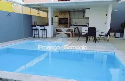 Casa em condomínio fechado com 4 quartos à venda na rua edna dos santos, miragem, lauro de freitas, 147 m2 por r$ 980.000