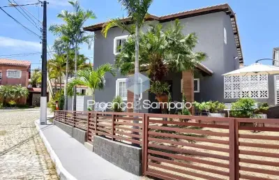 Casa em condomínio fechado com 4 quartos à venda na avenida praia de itamaraca, vilas do atlantico, lauro de freitas, 155 m2 por r$ 1.100.000