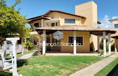Casa em condomínio fechado com 4 quartos à venda na rua ana c b dias, vilas do atlantico, lauro de freitas, 303 m2 por r$ 1.400.000