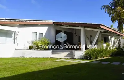 Casa em condomínio fechado com 5 quartos à venda na alameda praia de cacha prego, vilas do atlantico, lauro de freitas, 360 m2 por r$ 1.600.000