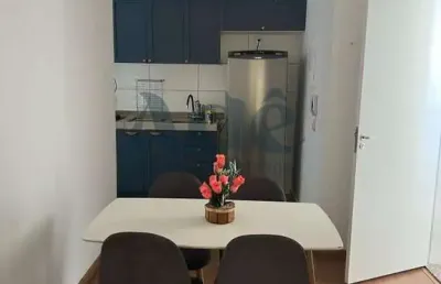 Apartamento mobiliado para locação em barretos, cristiano de carvalho, 2 dormitórios, 1 banheiro, 1 vaga