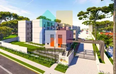 Apartamento para venda em campo largo, loteamento bieda, 2 dormitórios, 1 banheiro
