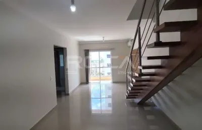 Linda cobertura de 3 dormitórios para alugar na vila costa do sol, são carlos