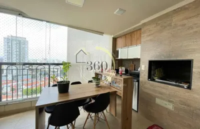 Apartamento no tatuapé com 95 metros quadrados com 3 quartos sendo 1 suíte e 2 vagas