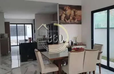 Casa térrea com 3 suítes e 4 vagas para venda no condomínio aruã brisas