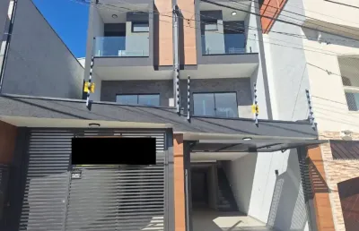 Sobrado novo na penha com 3 quartos, 4 vagas e churrasqueira