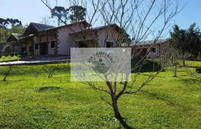 Excelente residência em campo alegre, 4 dormitórios, averbada, terreno com 3.216,00 m², aceita troca