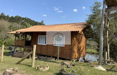 Sítio em campo alegre com 3 residências de madeira, com 18.000 m², analisa permuta