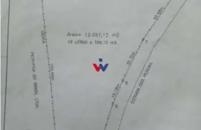 Terreno em mandirituba  12.000 m , asfaltado, lote a partir de 4.000 m
