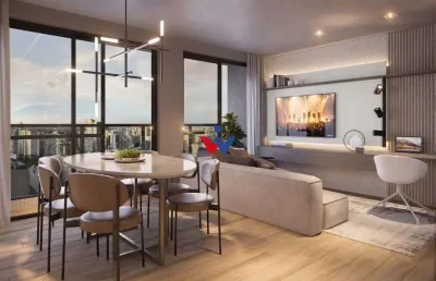 Apartamento com 1 dormitório à venda,41.15 m , centro, curitiba - pr