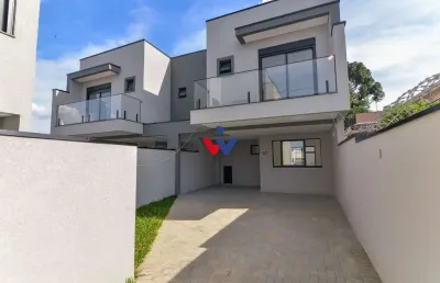Sobrado com 3 dormitórios à venda, 95 m  por r  599.000 - uberaba - curitiba pr