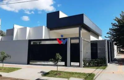 Casa com 3 dormitórios à venda, 157 m² por r$ 670.000,00 - jardim monte rei - maringá/pr