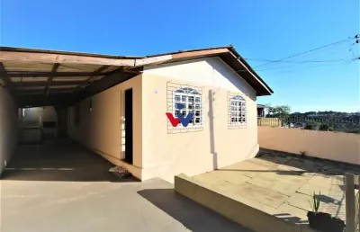 Terreno com 2 casas à venda em colombo, espaço, conforto e ótima localização