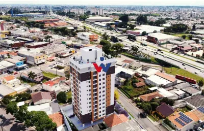 Apartamento com 2 dormitórios 01 suíte  à venda, 51 m  por r  334.300 - pinheirinho - curitiba pr