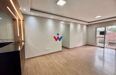 Apartamento 3 quartos, suíte, sacada, desocupado, 77 m  por r  449.000,00 - novo mundo - curitiba pr