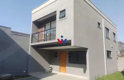 Sobrado com 3 dormitórios à venda, 113 m  por r  670.000,00 - boa vista - curitiba pr