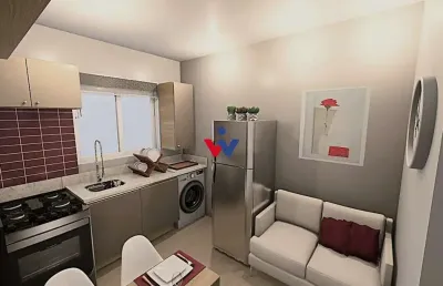 Apartamento com 1 dormitório à venda,29.31 m , cajuru, curitiba - pr