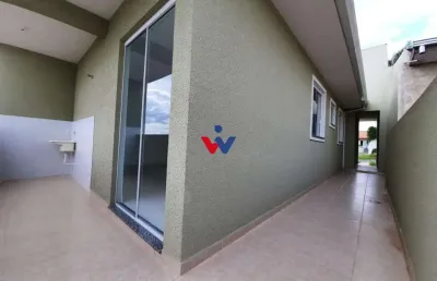 Casa com 3 dormitórios à venda, 131 m  por r  405.000,00 - gralha azul - fazenda rio grande pr